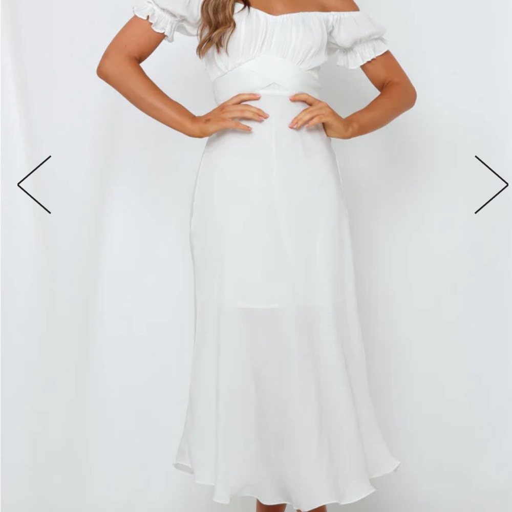 New with tags Hello Molly White Maxi Dress